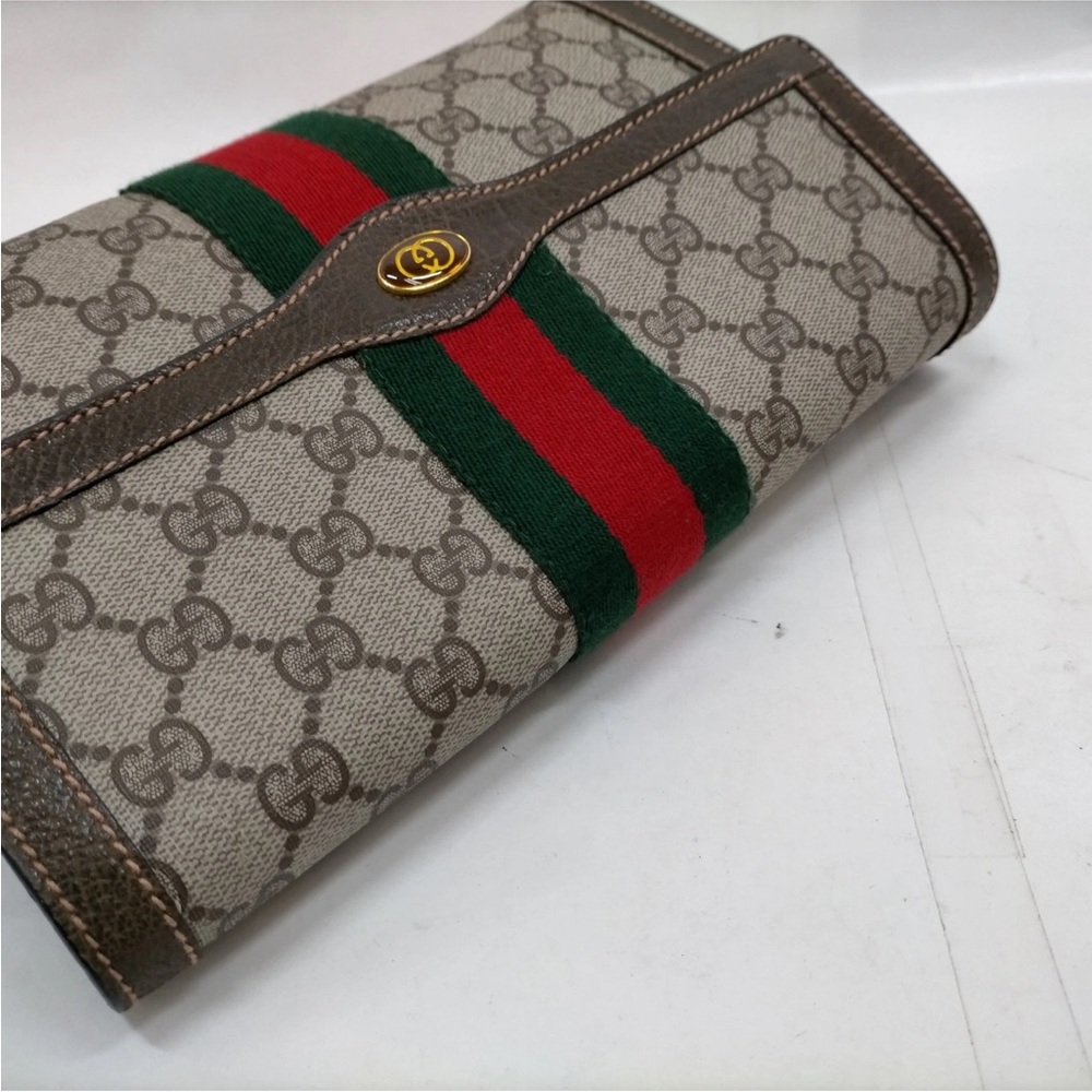 Authentic Vintage Gucci Ophidia Sherry Line Supreme GG Monogram Clutch - Picture 10 of 15